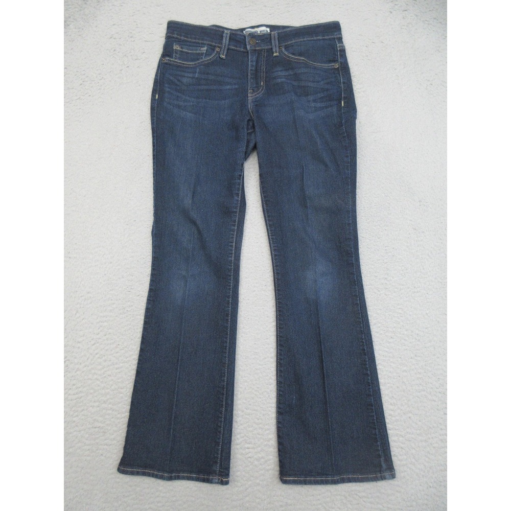 Signature By Levi Bootcut Jeans Women 10 Short Stretch 2K Classic Western Work‎